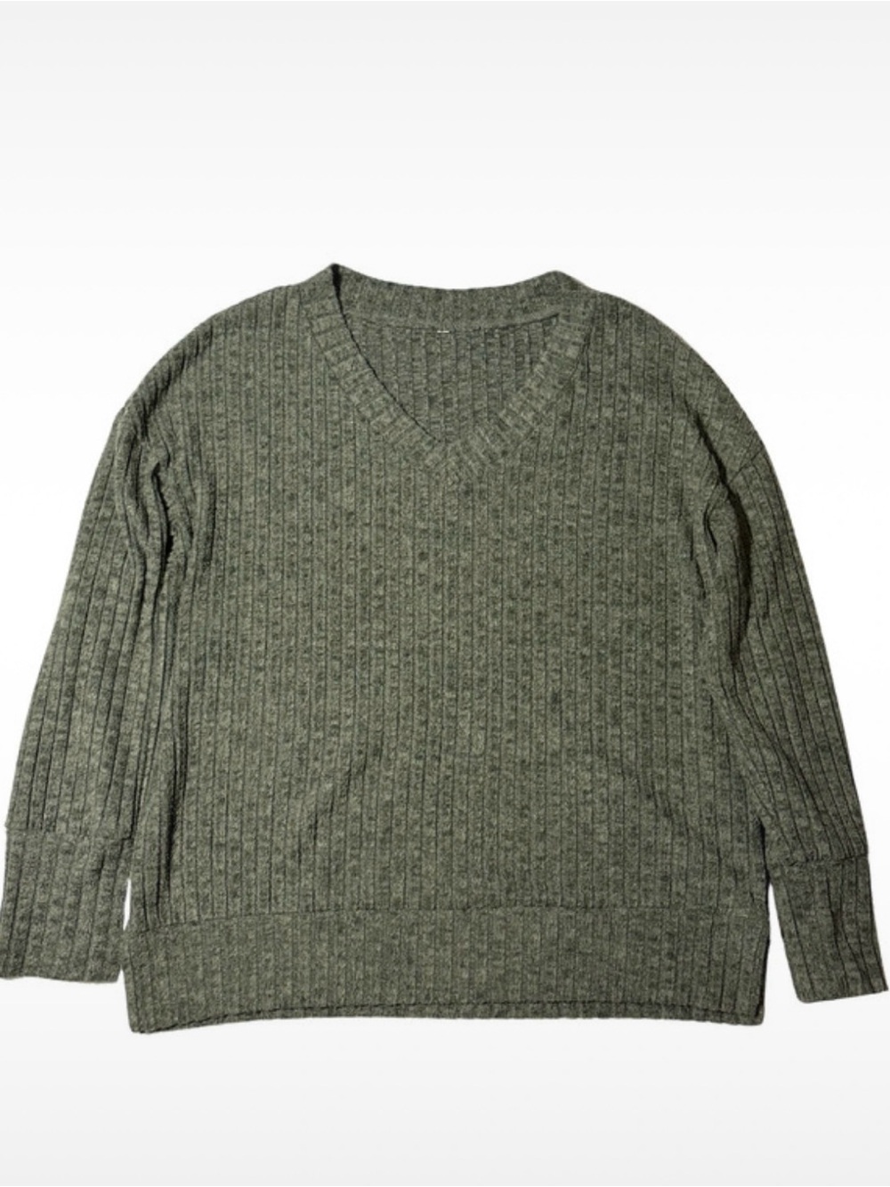 dark green long sleeve, size large